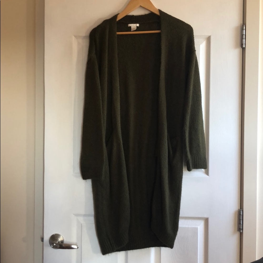 H&M Long Open Front Sweater